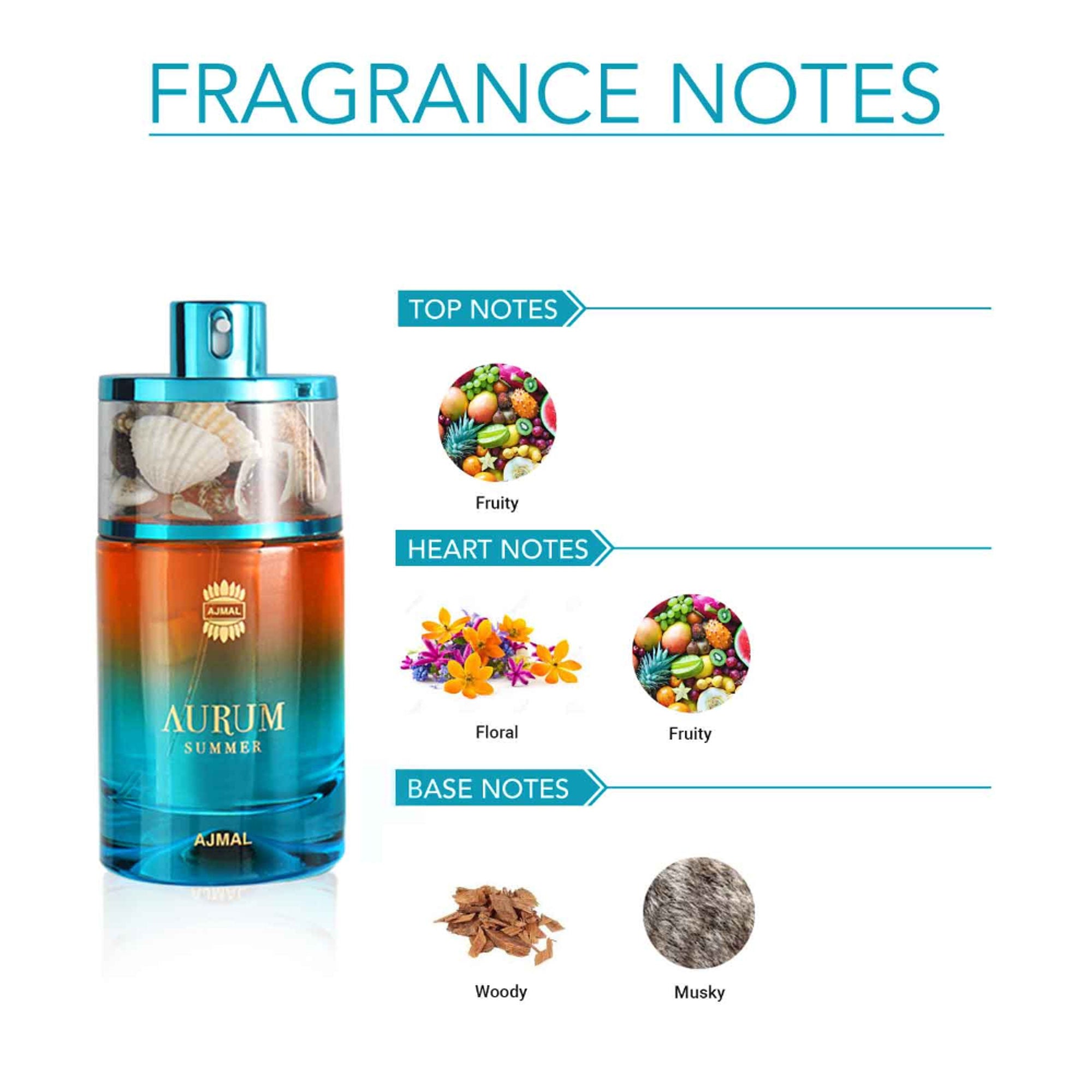 Ajmal India Aurum Summer Eau De Parfum For Women