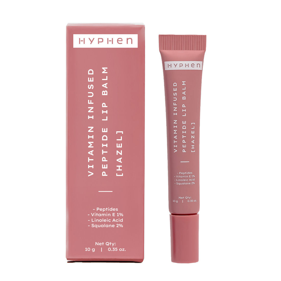 Hyphen By Kriti Sanon Hazel Vitamin Infused Peptide Lip Balm, Hydrate & Moisturize, Smoothen Lips & Repair Moisture Barrier - Distacart