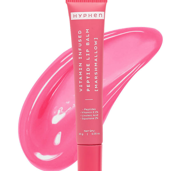 Hyphen By Kriti Sanon Marshmallow Vitamin Infused Peptide Lip Balm, Hydrate & Moisturize, Smoothen Lips & Repair Moisture Barrier - Distacart