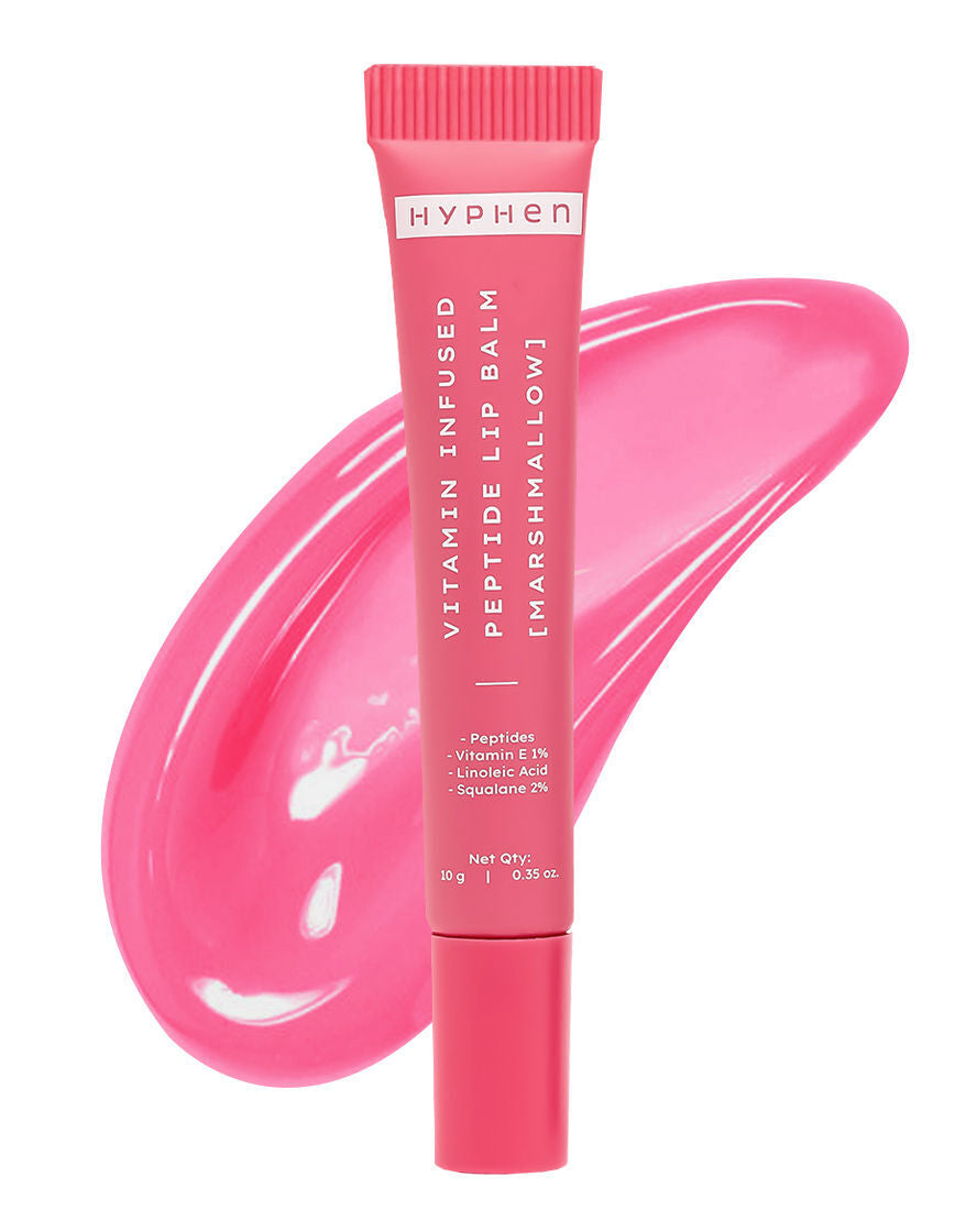 Hyphen By Kriti Sanon Marshmallow Vitamin Infused Peptide Lip Balm, Hydrate & Moisturize, Smoothen Lips & Repair Moisture Barrier - Distacart