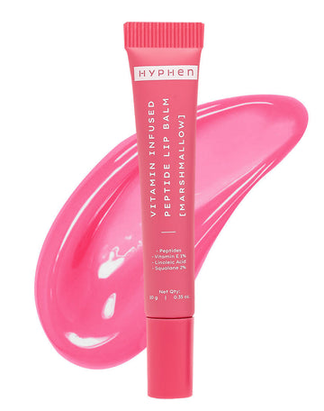 Hyphen By Kriti Sanon Marshmallow Vitamin Infused Peptide Lip Balm, Hydrate & Moisturize, Smoothen Lips & Repair Moisture Barrier - Distacart