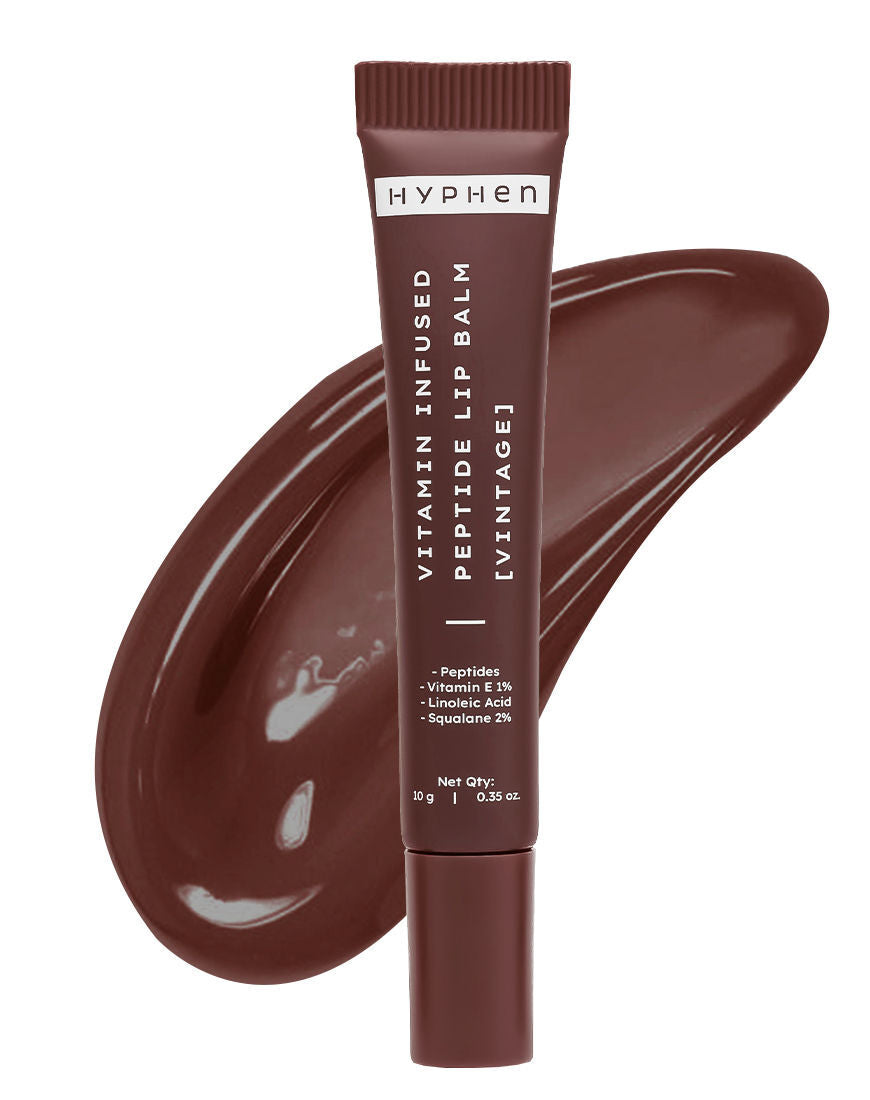 Hyphen By Kriti Sanon Vintage Vitamin Infused Peptide Lip Balm, Hydrate & Moisturize, Smoothen Lips & Repair Moisture Barrier - Distacart