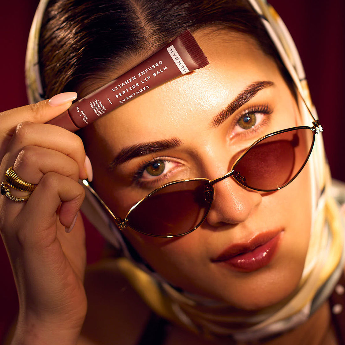 Hyphen By Kriti Sanon Vintage Vitamin Infused Peptide Lip Balm, Hydrate & Moisturize, Smoothen Lips & Repair Moisture Barrier - Distacart