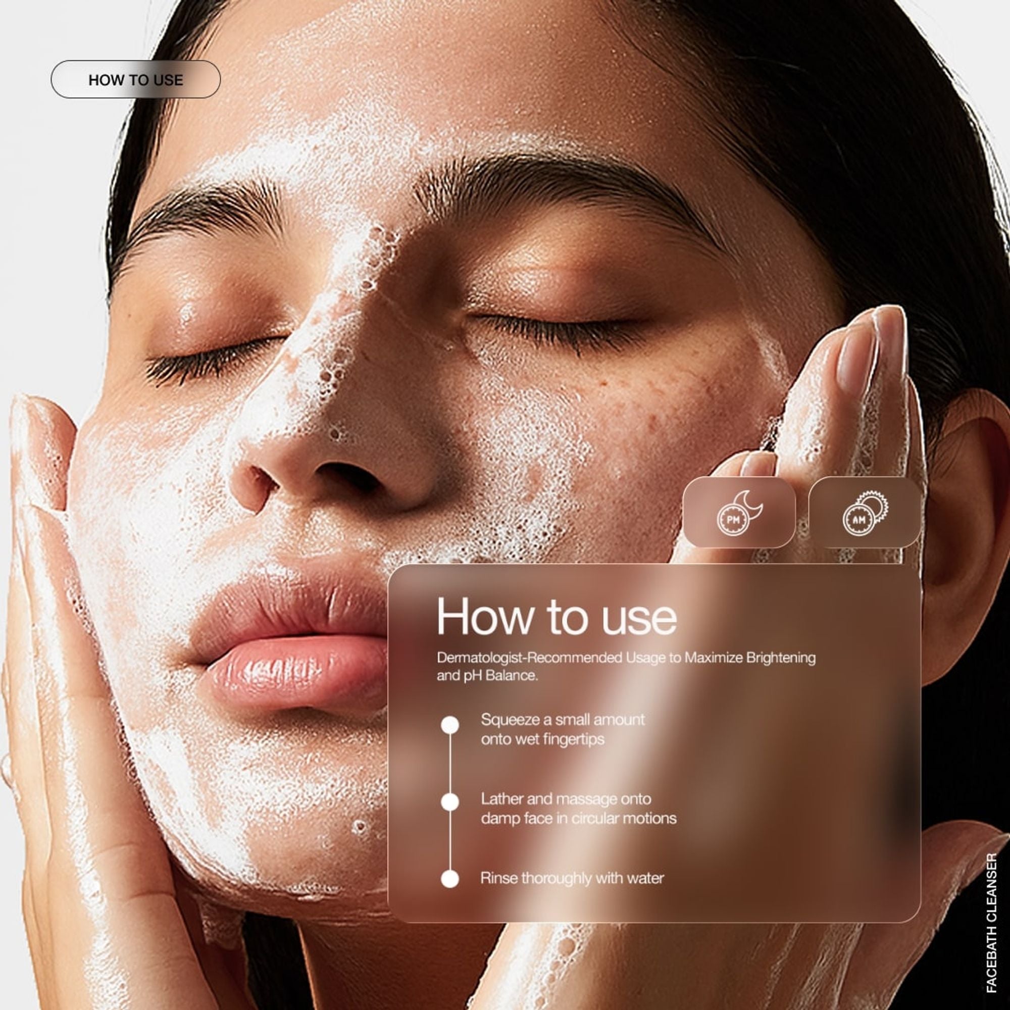 Personal Touch Skincare Facebath Deep Cleansing Milk Peptides Facewash With Niacinamide & Salicylic Acid - Distacart