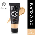 Thumbnail for Swiss Beauty All-In-One CC Cream Cover Correct & Conceal - 03 Fair Natural