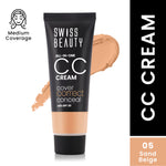 Thumbnail for Swiss Beauty All-In-One CC Cream Cover Correct & Conceal - 05 Sand Beige