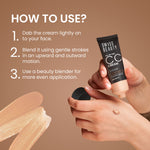 Thumbnail for Swiss Beauty All-In-One CC Cream Cover Correct & Conceal - 05 Sand Beige - Distacart