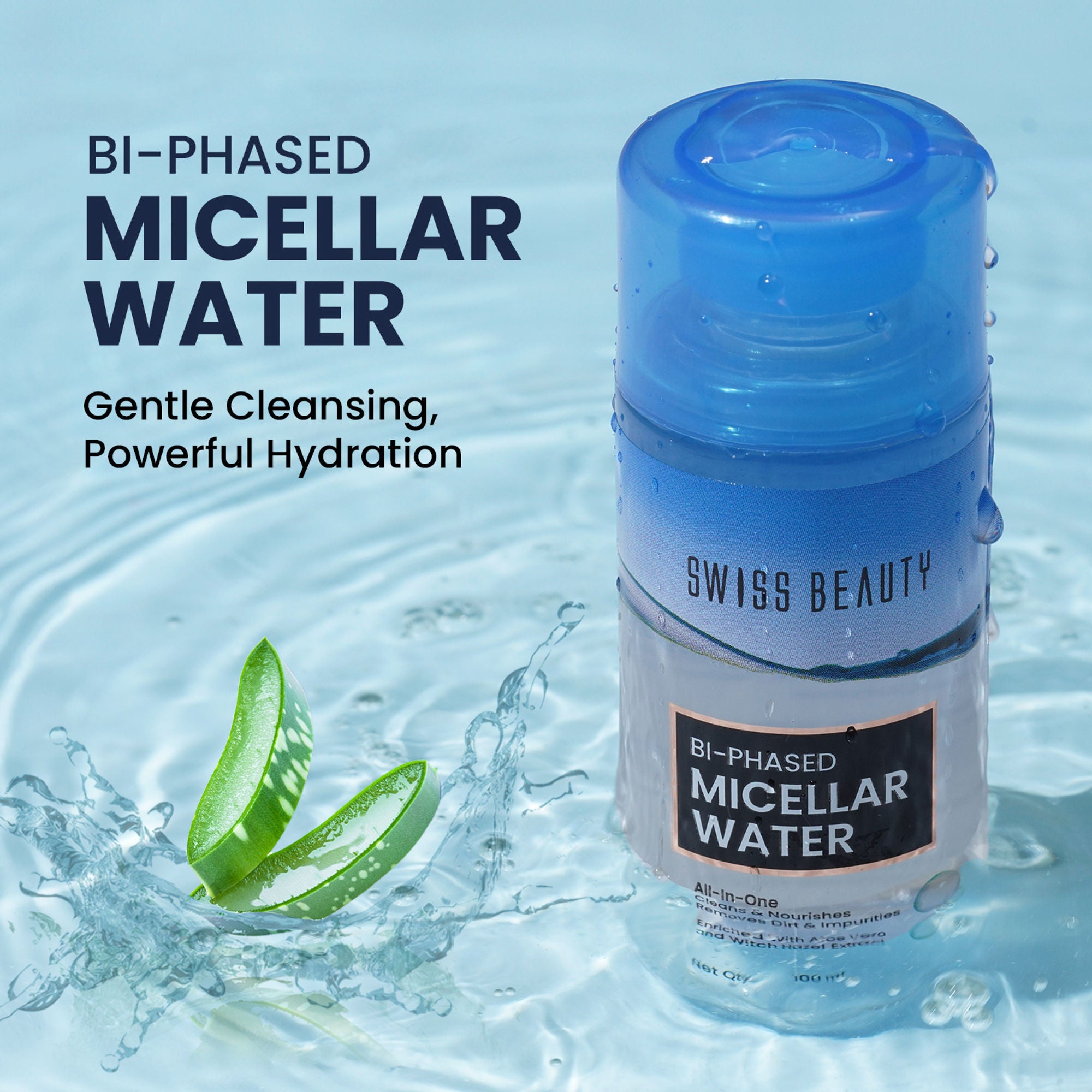 Swiss Beauty Bi-Phased Micellar Cleansing Water - Distacart