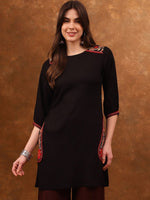 Thumbnail for Anouk Ethnic Motifs Embroidered A-Line Kurta