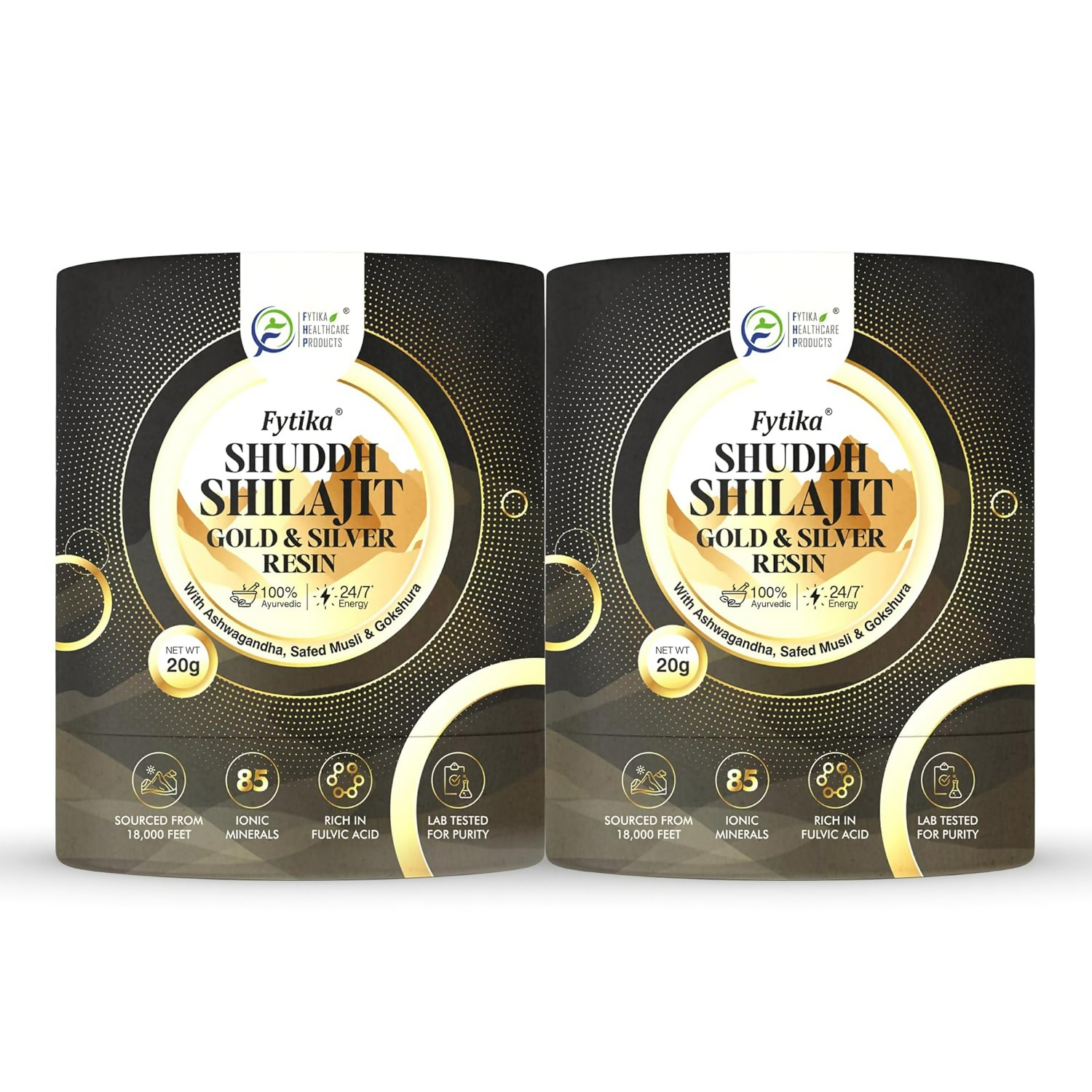 Fytika Shuddh Sj Gold & Silver Resin - Distacart