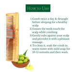 Thumbnail for The Pure Story Oil Infused Neem Wood Dual Comb - Distacart