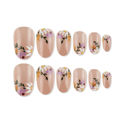 shills professional reusable press on nails oval spn691