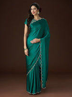 Thumbnail for kasee Embellished Satin Saree - Distacart