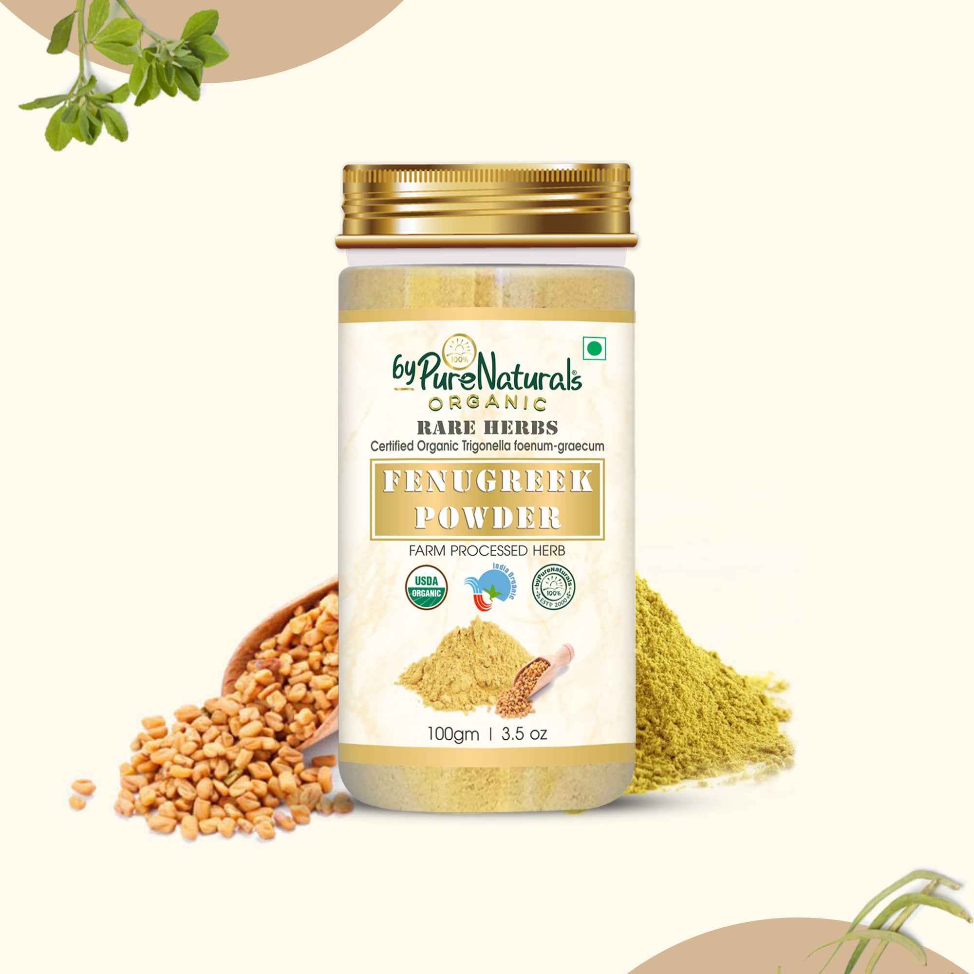 byPureNaturals Organic Fenugreek Powder - Dista