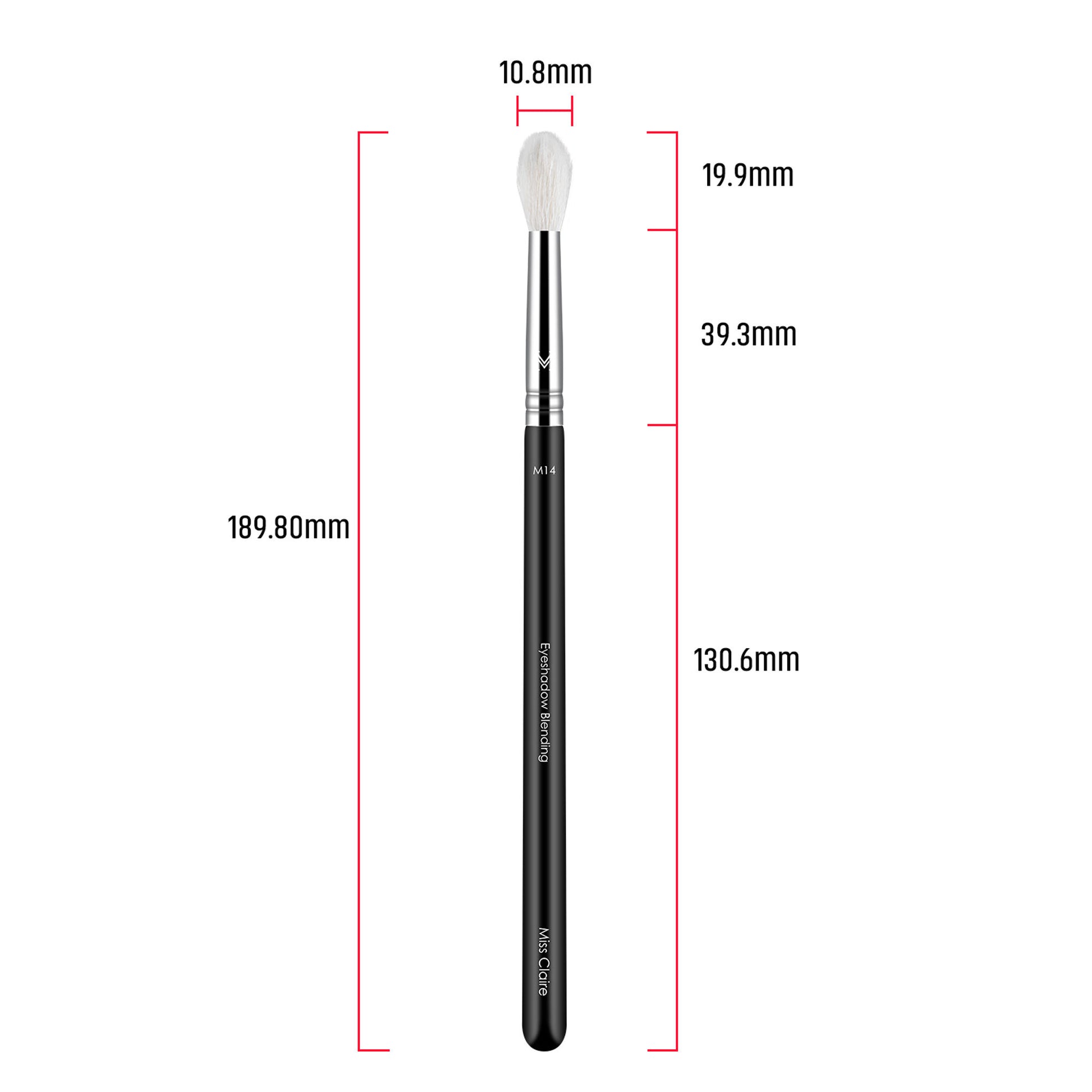 Miss Claire M14 - Eyeshadow Blending Brush - Chrome - Distacart