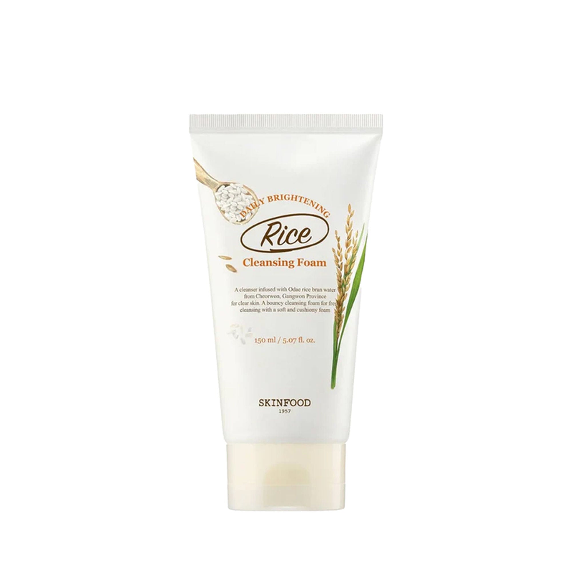 Skinfood Rice Daily Brightening Cleansing Foam - Distacart