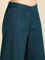 Thumbnail for Anouk Women Regular Pure Cotton Kurta with Palazzos - Distacart