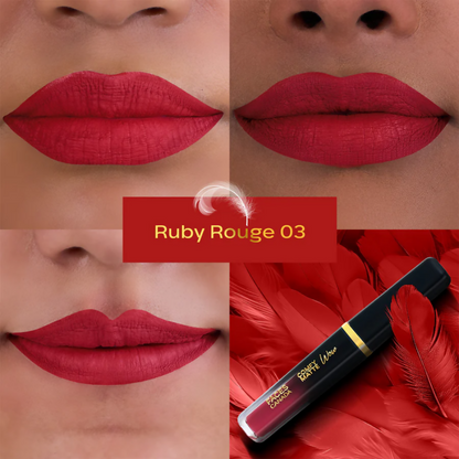 Faces Canada Comfy Matte Wow Liquid Lipstick - Ruby Rouge 03 - Distacart