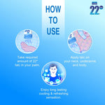 Thumbnail for VI-JOHN 22 Degree Cooling Talc Beat the Heat Neem,Sandal and Mint