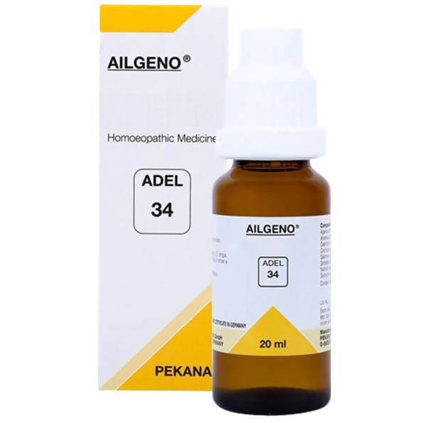 Adel Homeopathy 34 Ailgeno Drops - Distacart