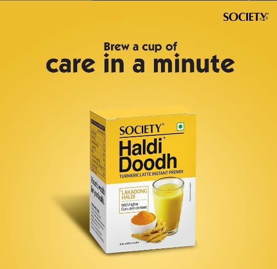Society Tea Haldi Doodh Made with Lakadong Turmeric