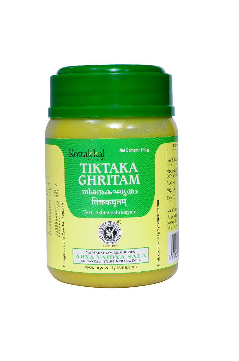 Kottakkal Arya Vaidyasala - Tiktaka Ghritam - Distacart