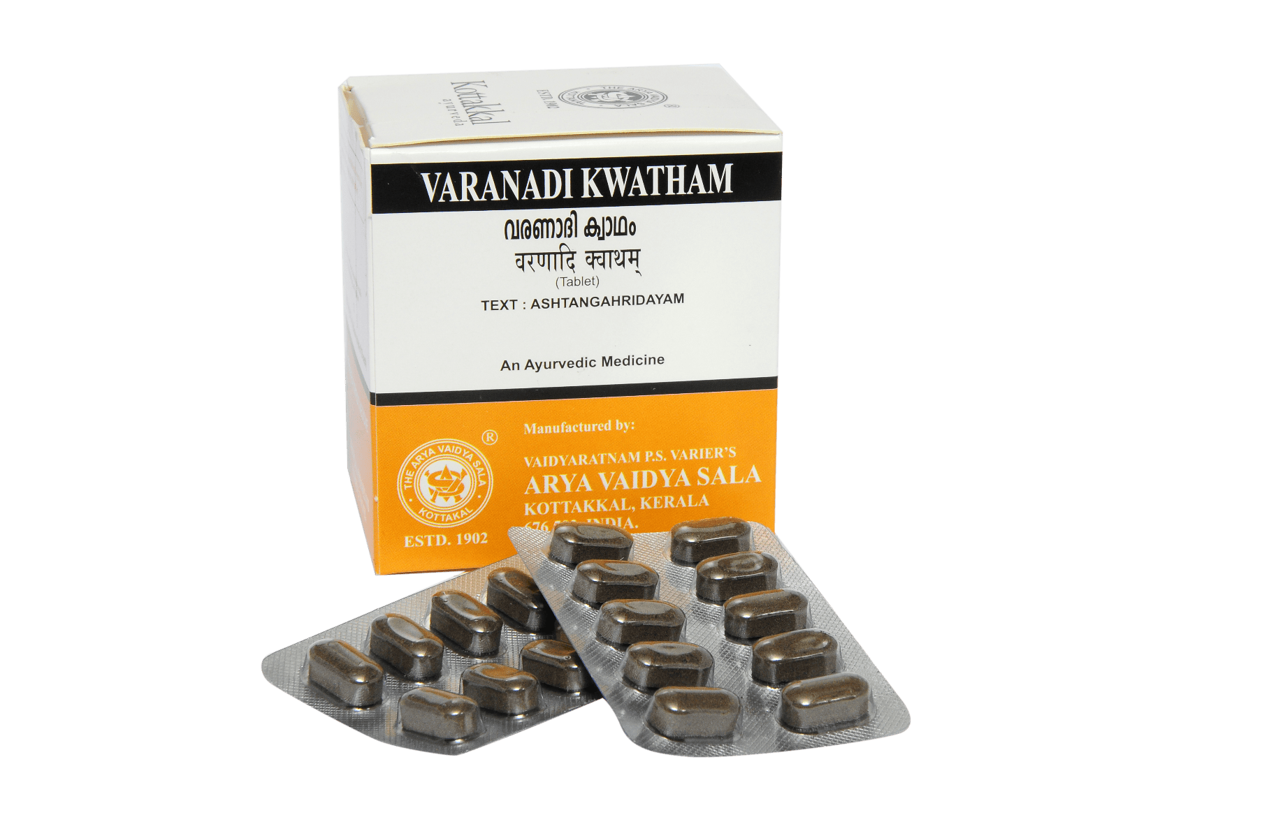 Kottakkal Arya Vaidya Varanadi Kwatham Tablets - Distacart