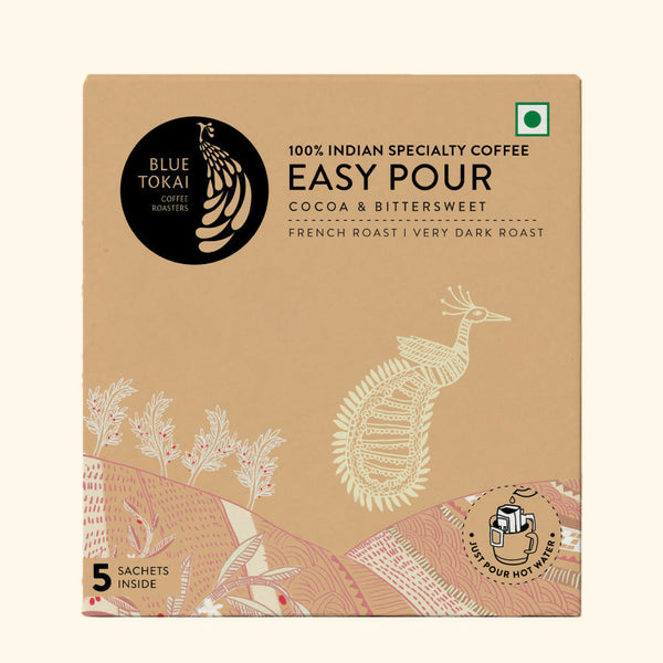 Blue Tokai French Roast Very Dark Roast Easy Pour Sachets - Distacart