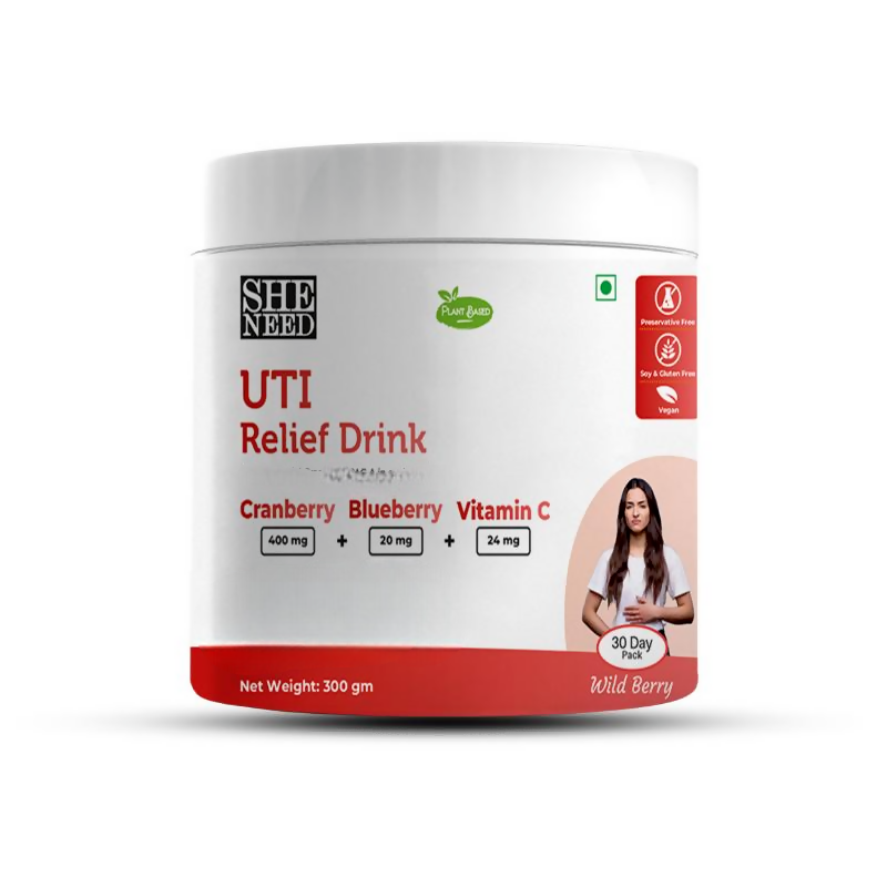 SheNeed Plant Based UTI Relief Drink For Women - Distacart