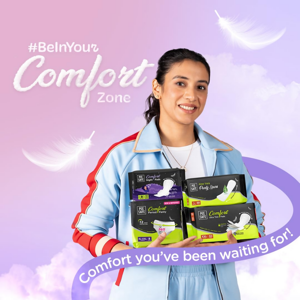 Pee Safe Comfort Ultra Thin Sanitary Pads For Women - XXL - Dista