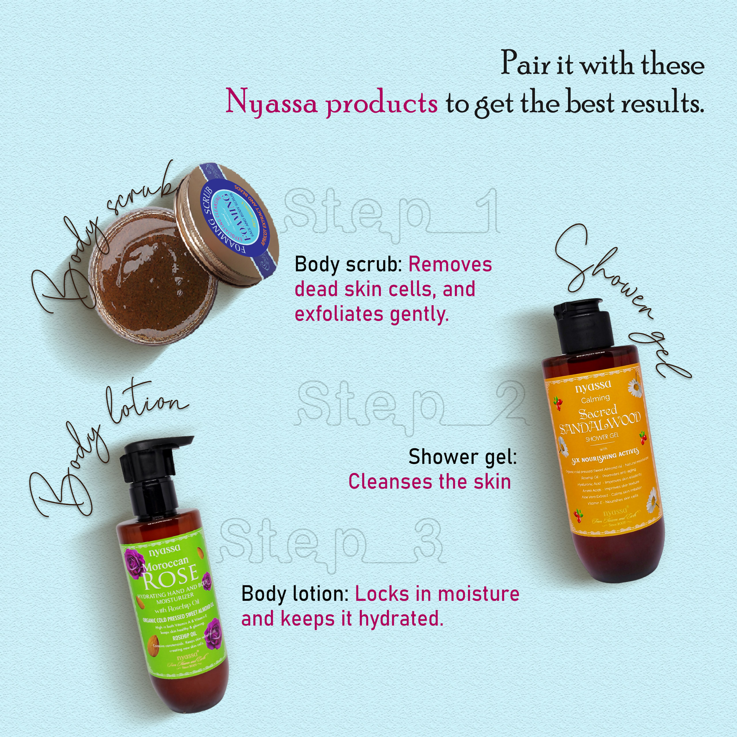 Nyassa Moroccan Rose Hand And Body Moisturizer - Dista