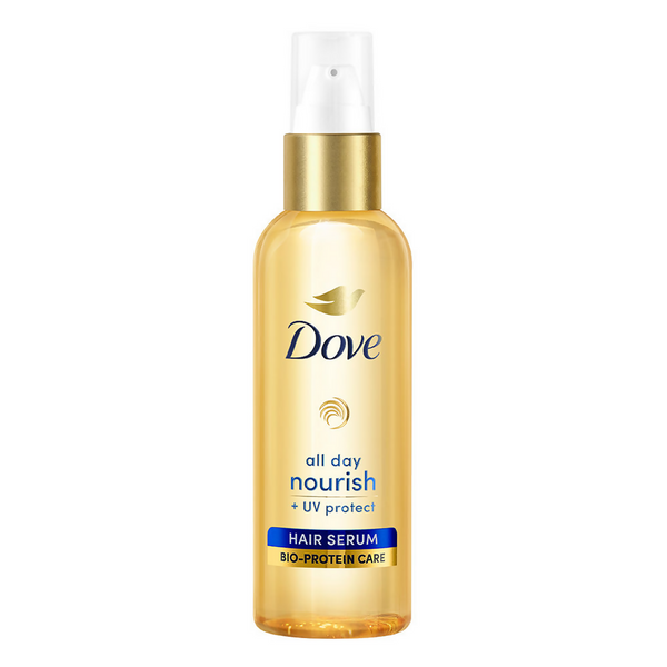 Dove All Day Nourish + UV Protect Hair Serum With Bio Protein Care - Distacart