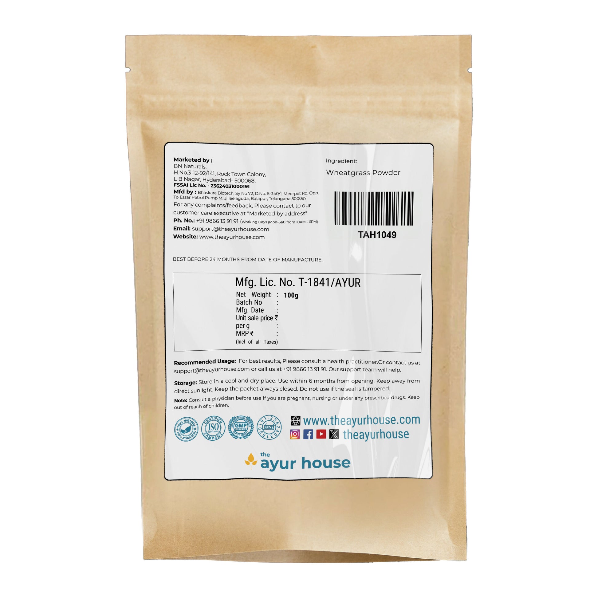 Wheatgrass Levaes Powder 04
