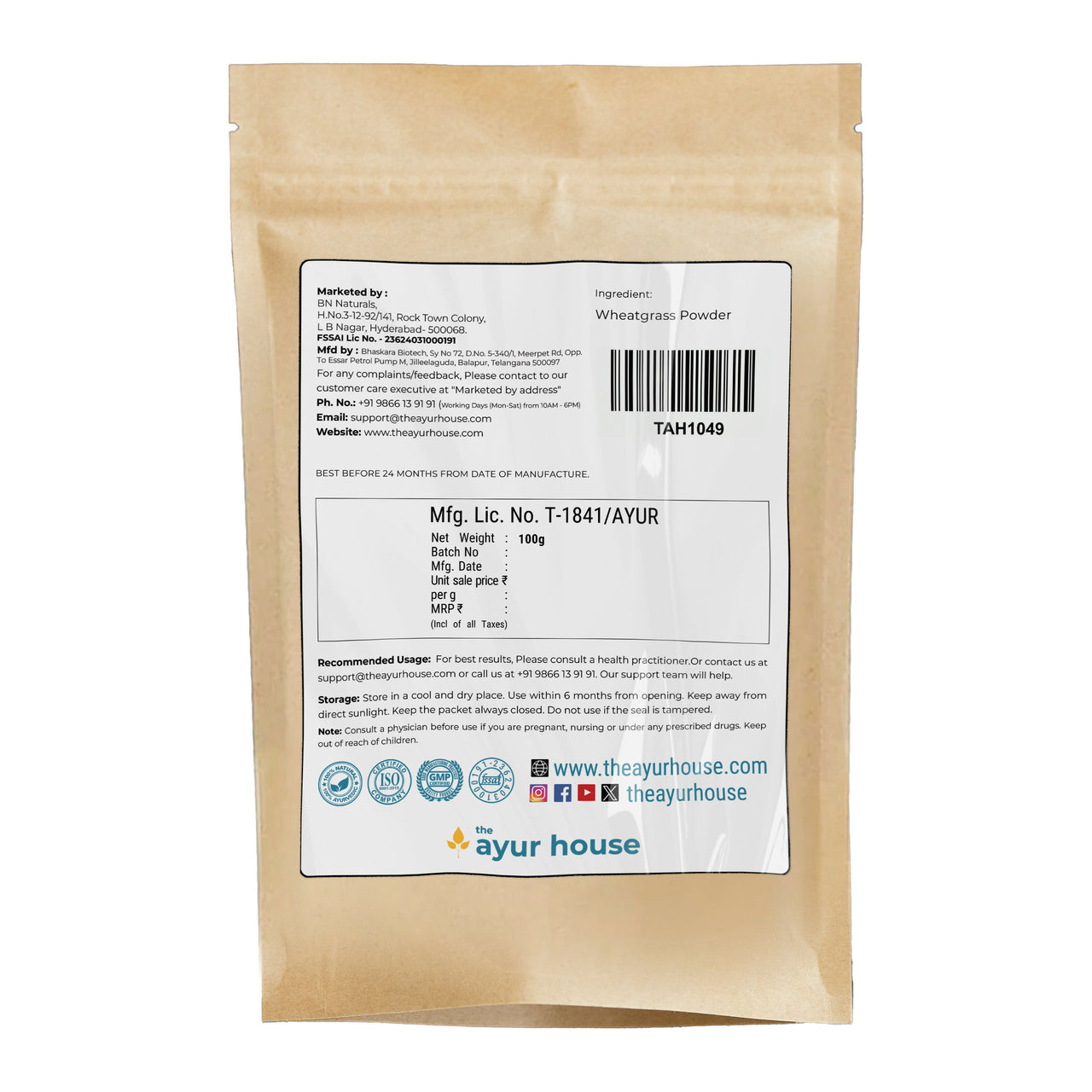 Wheatgrass Levaes Powder 04