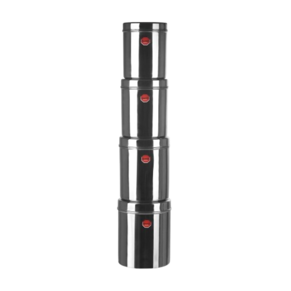 Sumeet Stainless Steel Vertical CanistersUbha DabbaStorage Containers - Dista