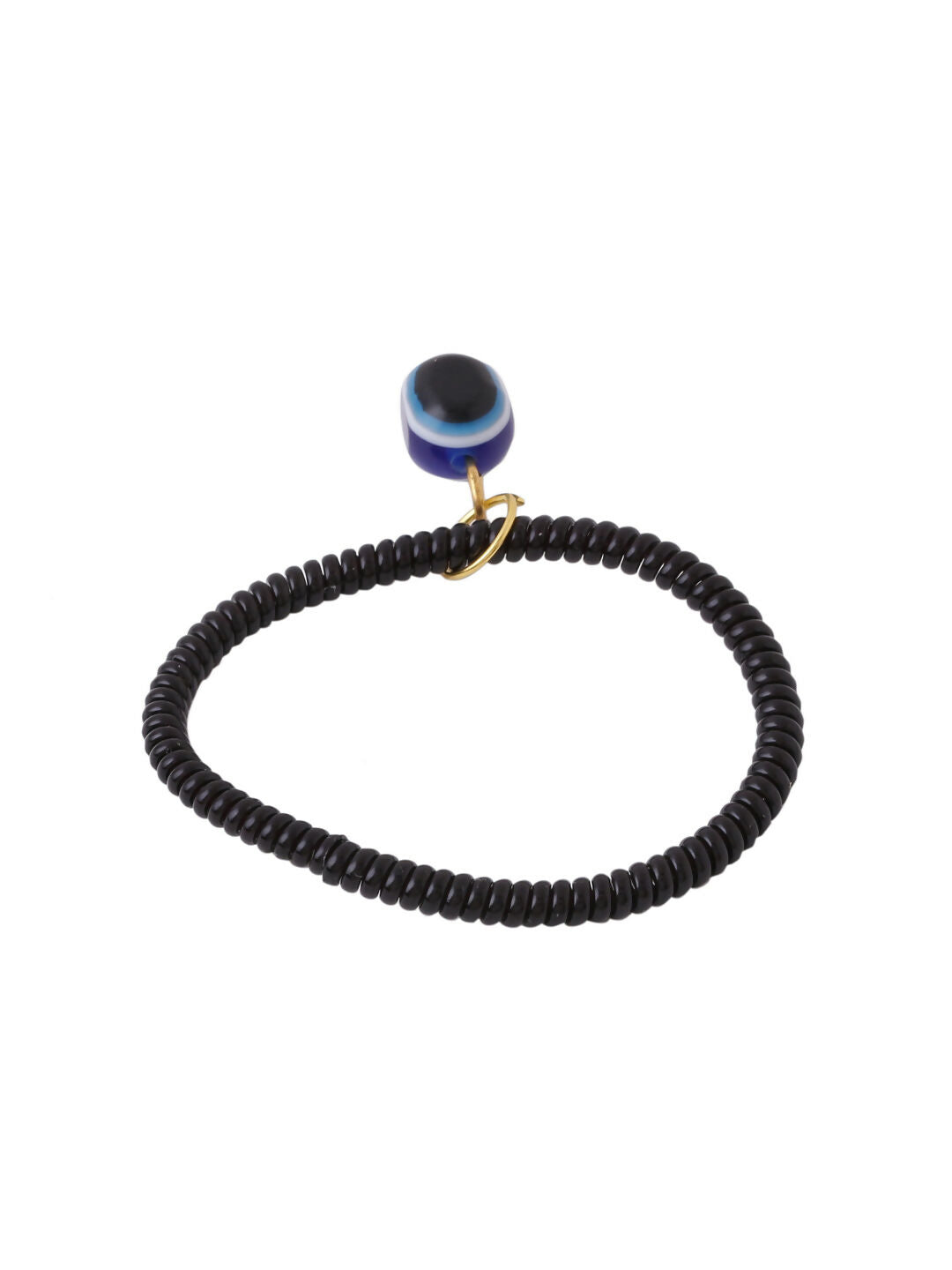 NVR Women Black Evil Eye Adjustable Bracelet - Distacart