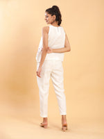 Thumbnail for BohoJazz Flamingo Embroidered Linen Co-ord Set