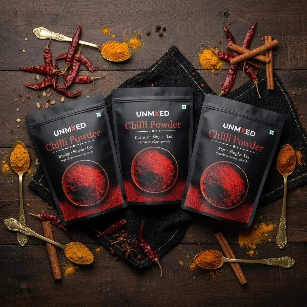 unmixed chilli trio
