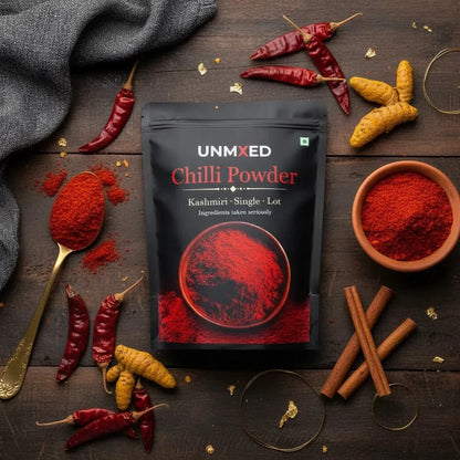 unmixed kashmiri chilli powder