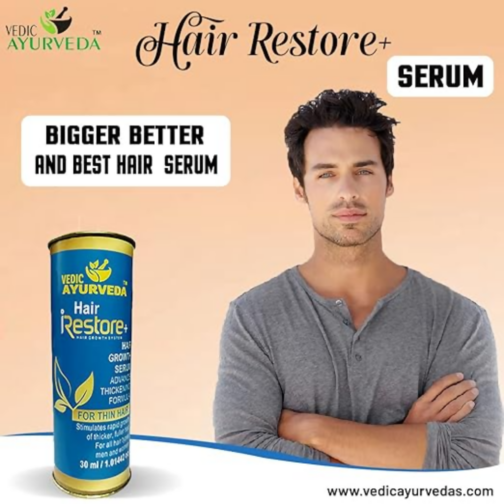 VedicAyurveda Hair Restore+ Serum Hair Growth Serum - Dista