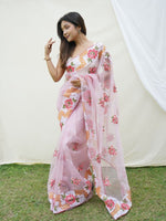 Thumbnail for Anouk Embroidered Organza Saree