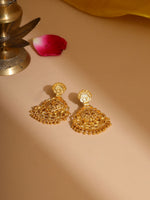 Thumbnail for Ruby Raang Traditional Gold Earrings