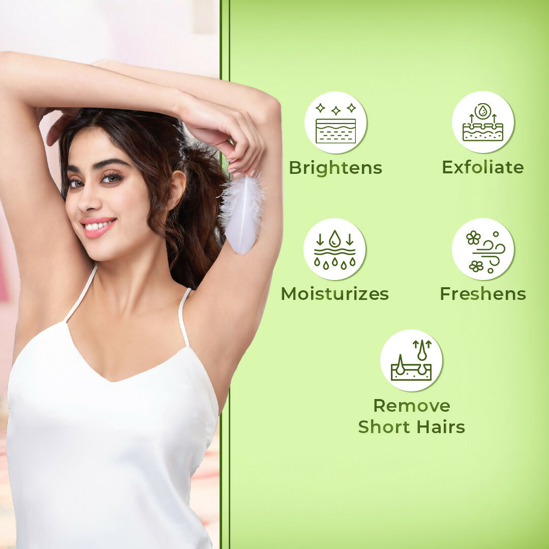 VI-JOHN Feather Touch Cucumber & Aloevera Hair Removal Cream for Women for Sensitive Skin Suitable for Legs, Underarms, Bikini Line, Arms