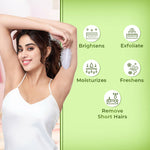 Thumbnail for VI-JOHN Feather Touch Cucumber & Aloevera Hair Removal Cream for Women for Sensitive Skin Suitable for Legs, Underarms, Bikini Line, Arms