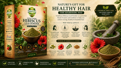VedaRasa Dried Hibiscus Leaf Powder - Dista