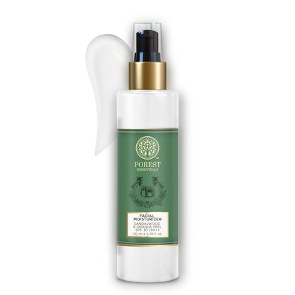 Forest Essentials Hydrating Facial Moisturiser with SPF 25 - Sandalwood & Orange Peel - Distacart