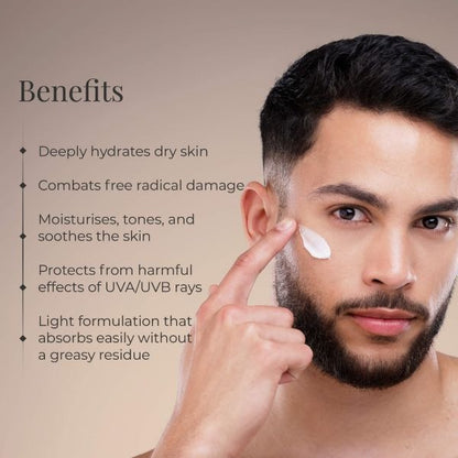 Forest Essentials Hydrating Facial Moisturiser with SPF 25 - Sandalwood & Orange Peel - Distacart