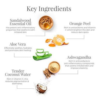 Forest Essentials Hydrating Facial Moisturiser with SPF 25 - Sandalwood & Orange Peel - Distacart