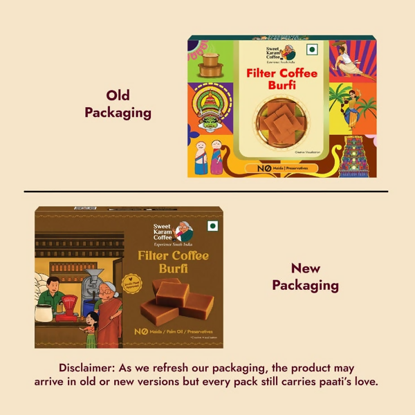 Sweet Karam Coffee Filter Coffee Burfi - Distacart