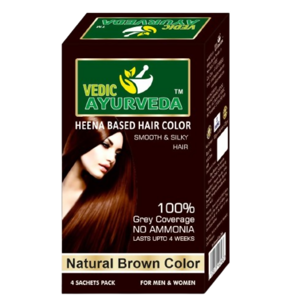 VedicAyurveda Natural Brown Hair Color - Dista